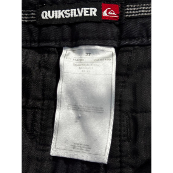 Quiksilver Men’s Black Size 27 Union Stretch Shorts Worn Handful of Times - Picture 2 of 6